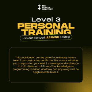 LEVEL 3 PERSONAL TRAINING