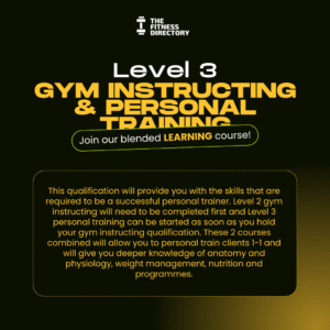 LEVEL 3 GYM INSTRUCTING & PERSONAL TRAINING